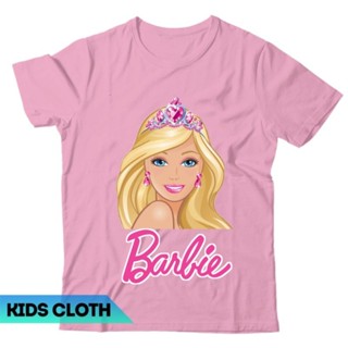 เสื้อยืด พิมพ์ลายตัวอักษร BARBIE Frogter สําหรับผู้หญิง