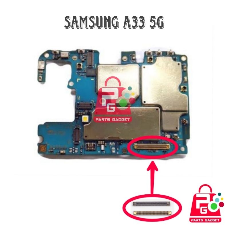 Mesin ซ็อกเก็ตเชื่อมต่อเมนบอร์ด Samsung A33 5G