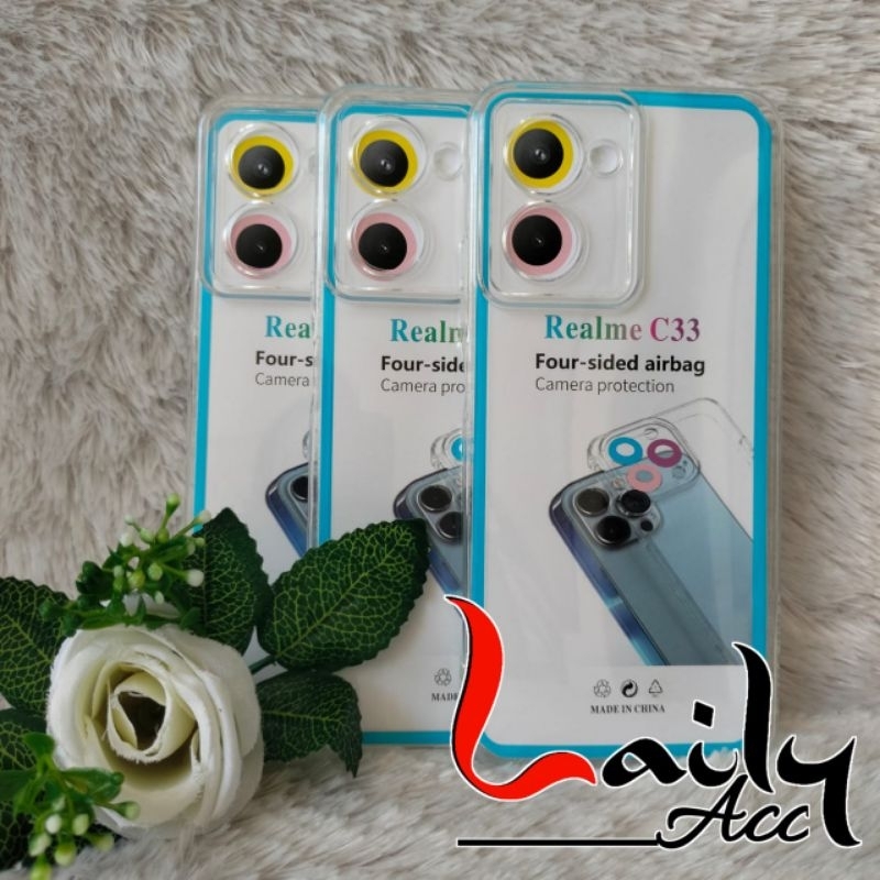 SOFT CASE CLEAR SPACE TRANSPARENT Realme C33 SILICONE PROTECT CAMERA