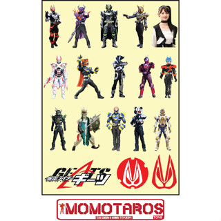 สติกเกอร์ กันน้ํา ลาย Kamen rider Geats มี 1 ชิ้น