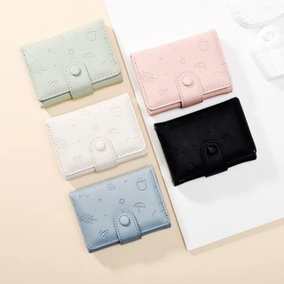 DW-27 Dompet lipat Wanita Mini Motif Embos