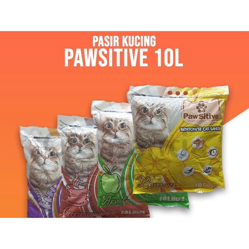 ทรายแมว Pawsitive 10 ลิตร - ทรายแมว Pawsitive 10L
