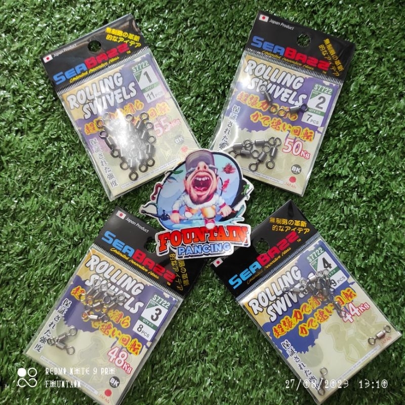 กลิ้งหมุน Kili-kili ป้องกันสนิม Strong SEABASS S7722 ขนาด 1 2 3 4