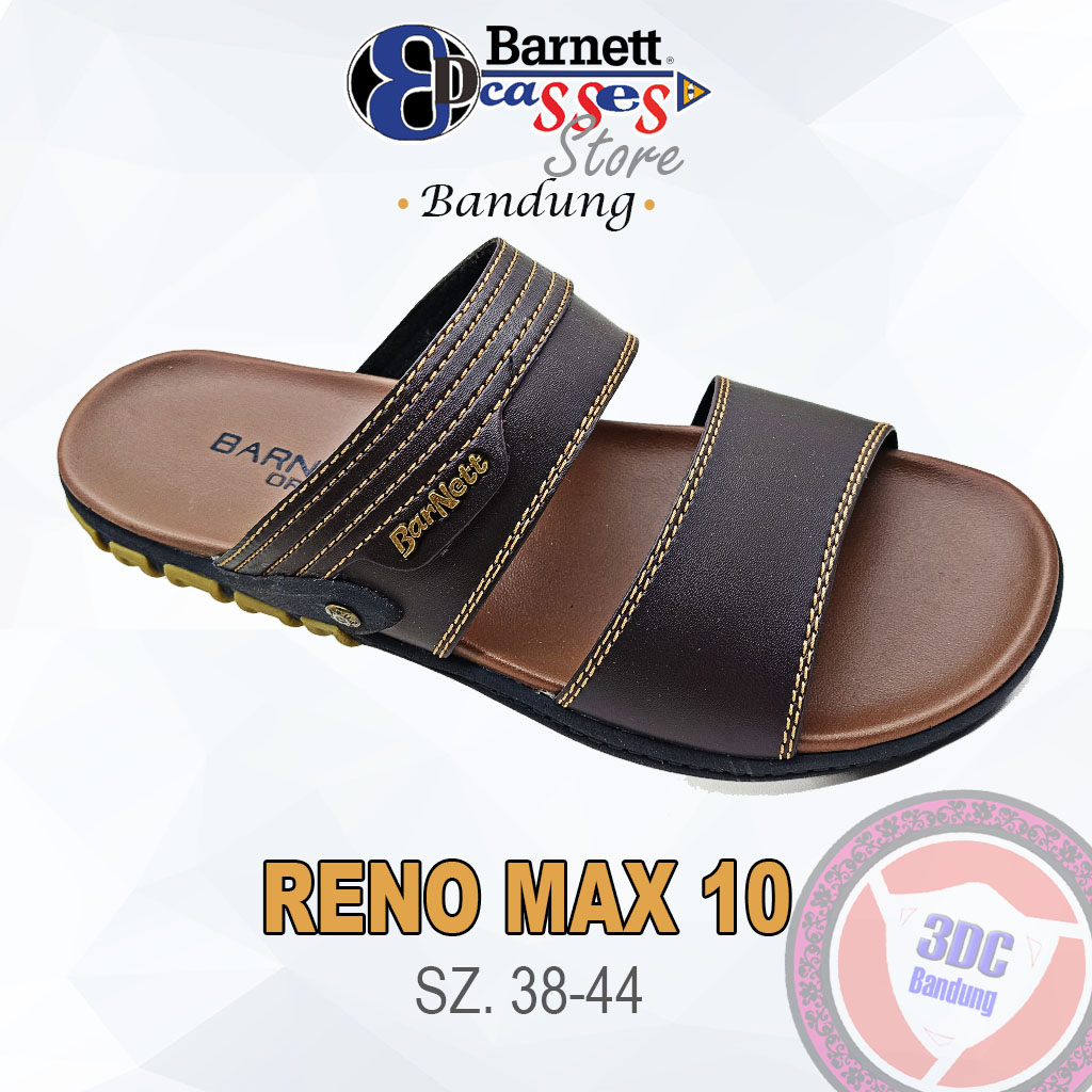 Barnett Reno Max 10 -- รองเท้าแตะแฟชั่นลําลองผู้ชาย Barnett ดั้งเดิม