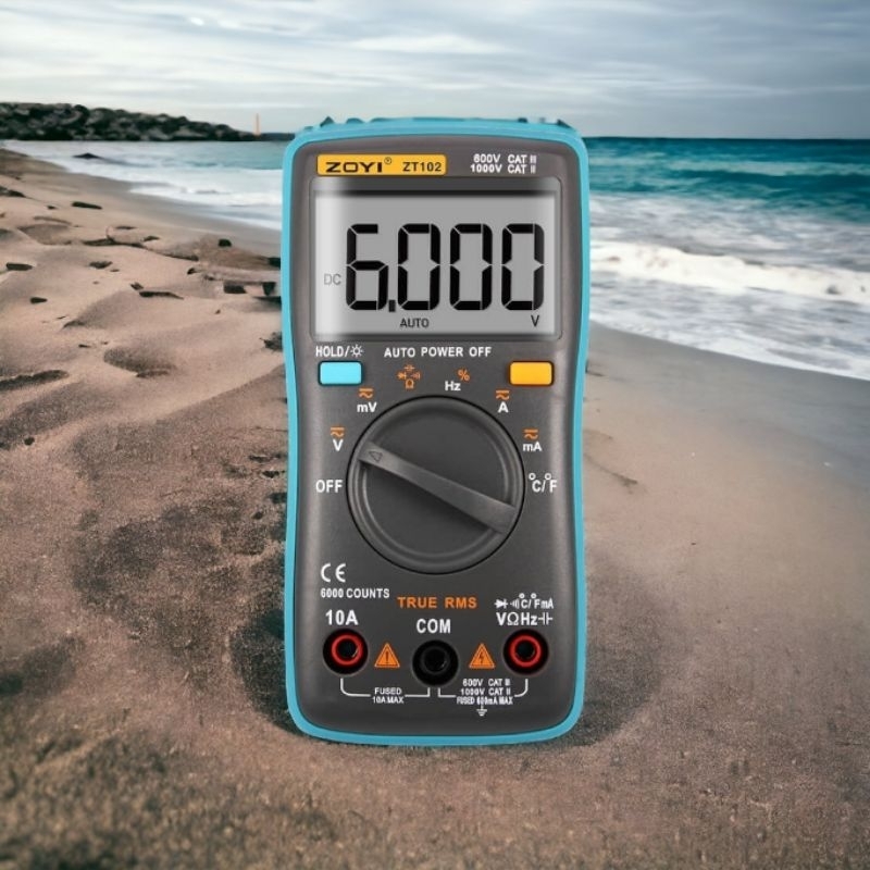 ZOYI ZT102 True RMS มัลติมิเตอร์ Multitester Digital Avometer เดิม