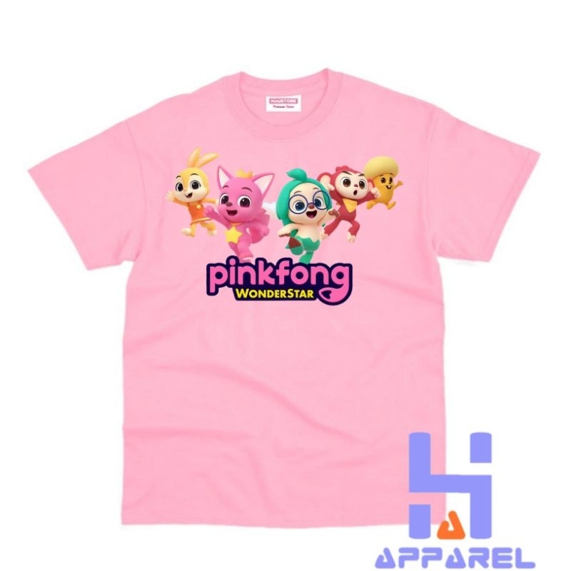 CHILDRENS CLOTHES BABY SHARK HOGI PINKFONG เสื้อยืด