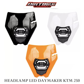 ไฟหน้าสะท้อนแสง LED นีออน DAYMAKER KTM 250 NEW KLX CRF 150 WR 155 ปรับแต่งได้