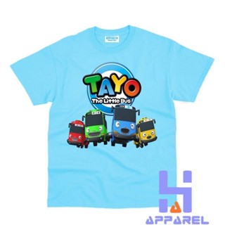 เสื้อยืด พิมพ์ลาย Tayo THE LITTLE BUS สําหรับเด็ก