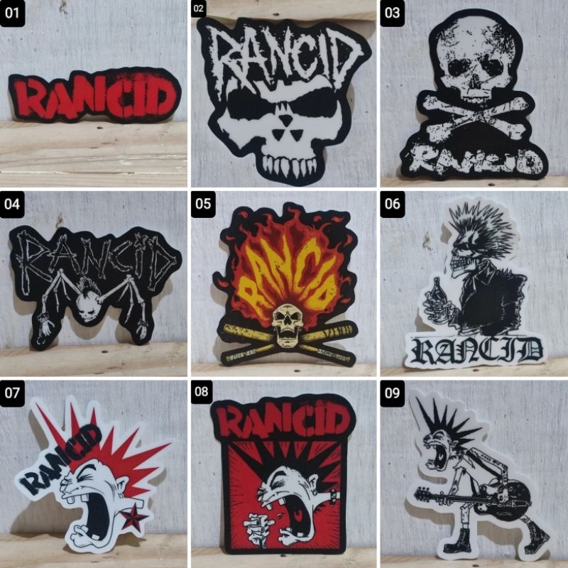 Rancid Sticker (วัสดุไวนิล) Punk Rock Band Part. 1