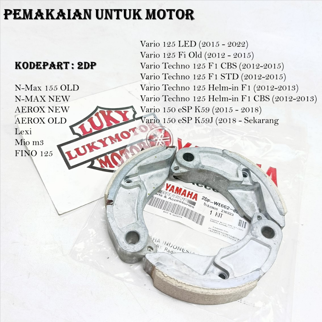NMAX 2DP CVT DOUBLE CAMP CAN UPGRADE MOTORCYCLE MIO M3, FINO 125, XRIDE 125, LEXI, AEROX, VARIO 125 