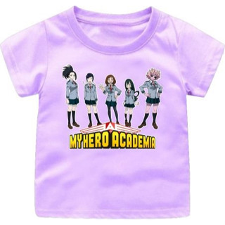 เสื้อยืด ลาย My HERO ACADEMIA FIVE GIRL สําหรับเด็กอายุ 1-12 ปี ไซซ์ S-3XL