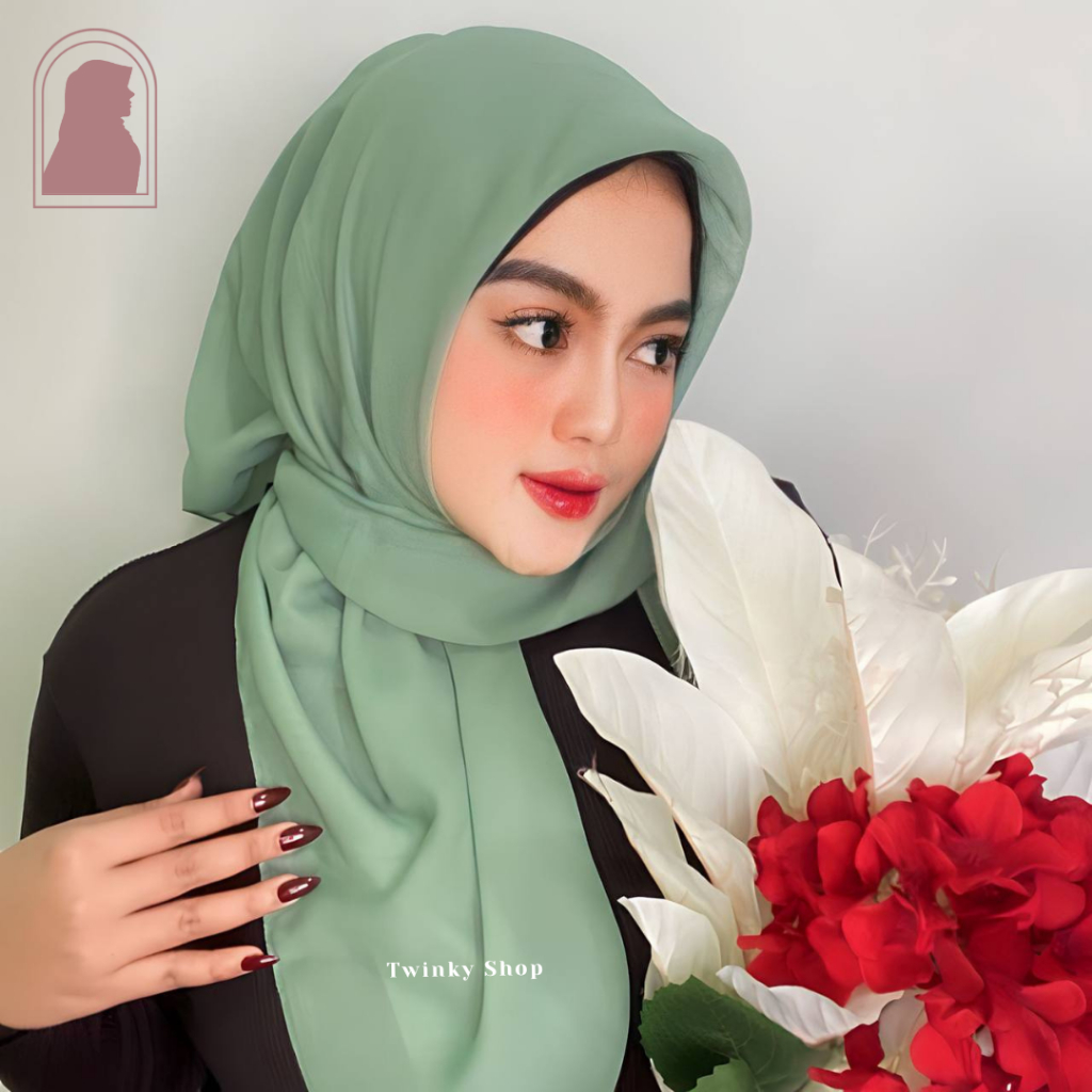 TWINKY SHOP - Bella Square 50 สี Square HIjab / Bella Square Square HIjab / Plain Square / Bella Squ