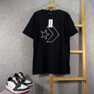 เสื้อยืด Converse ALL STAR KAOS BAJU KEEP YOUR MOVING BLACK