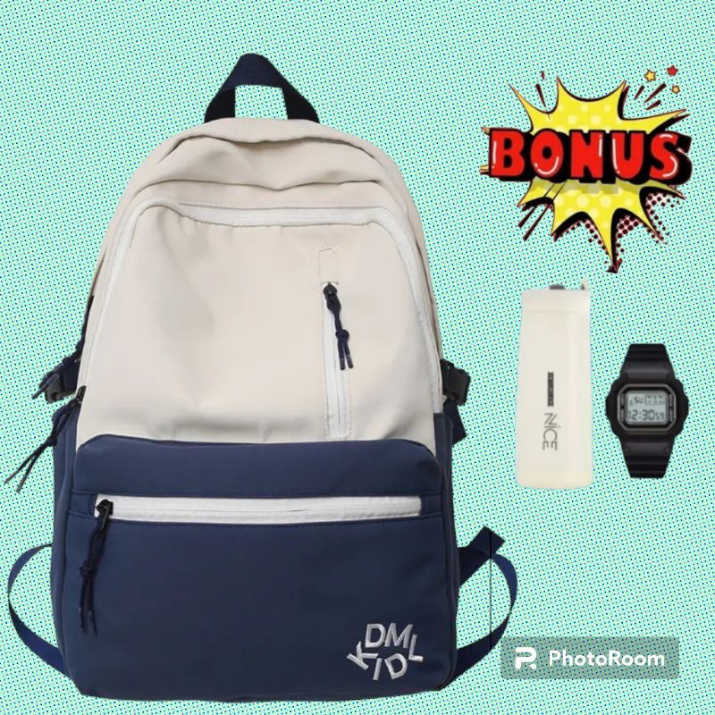 DBS NEW KODAMIL Backpack for Girls for Junior High School, High School, College, รุ่นใหม่ล่าสุดเกาหล