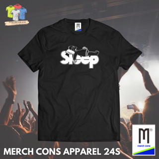 Hmd272 | เสื้อยืด พิมพ์ลาย Simpson SLEEP TAG MERCHCONS APPAREL BAND | ขนาดด้านนอก