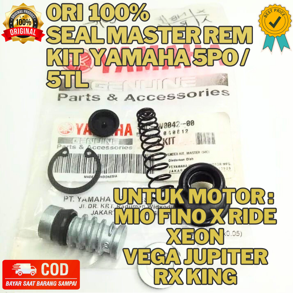ORIGINAL ชุดหลักเบรคหน้าสําหรับ MIO, JUPITER Z, MX, VEGA ZR, VIXION, VEGA R NEW, BYSON, XEON, MIO J