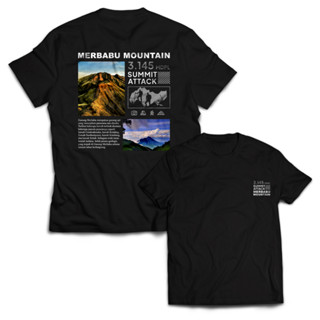 เสื้อยืด พิมพ์ลาย Merbabu MOUNTAIN สําหรับผู้ชาย และผู้ใหญ่