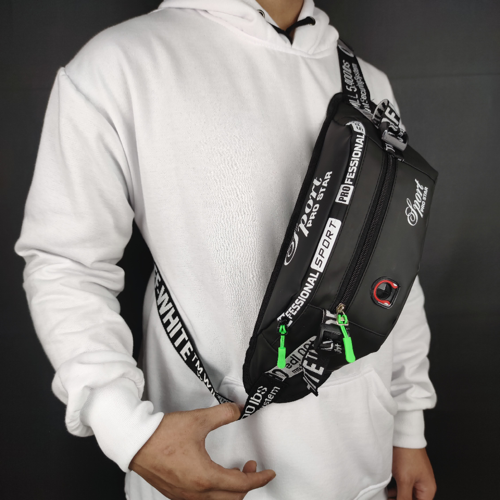 กระเป๋าคาดเอว กระเป๋าสะพายข้างกันน้ํา วัสดุบอลลูนหนา กระเป๋าคาดเอว