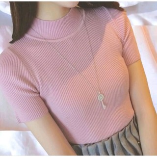 Turtleneck Carenina RIB Premium / Turtle Neck Wanita dengan Lengan / Carenina RIB / Carenina Knit RIB