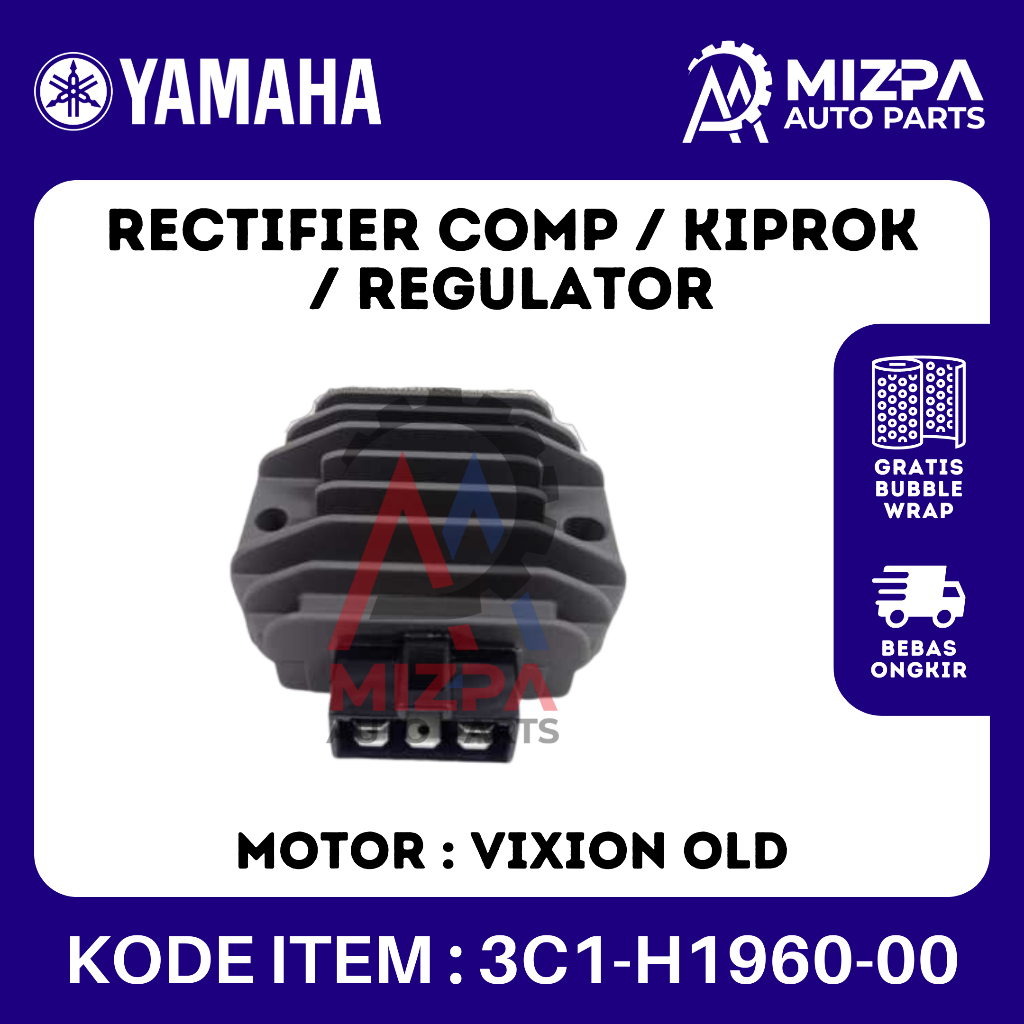 YAMAHA 3C1-H1960-0-00 Rectifier Comp Kiprok Regulator Vixion Old