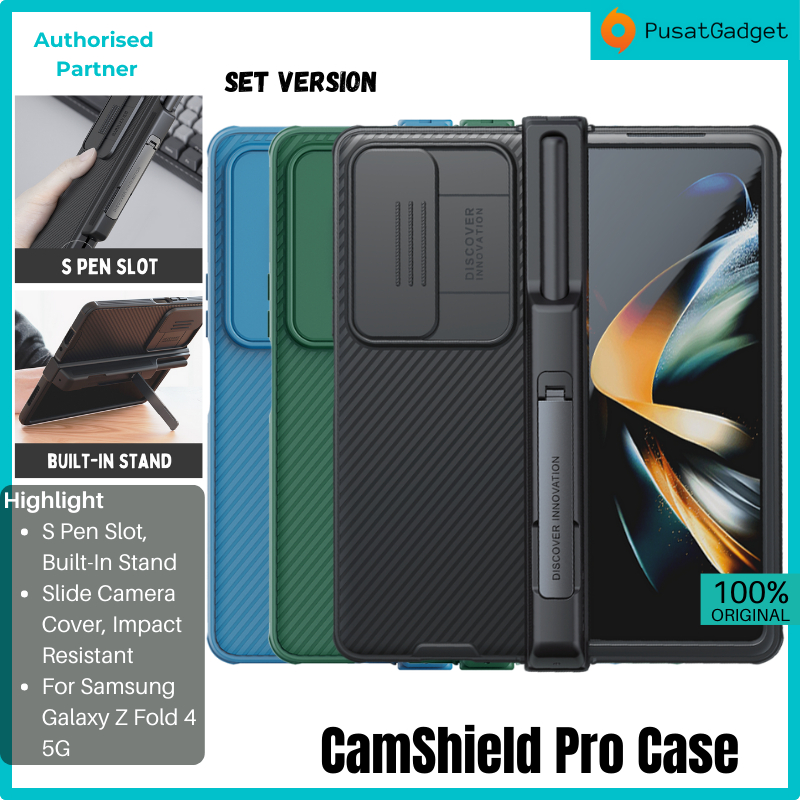 Samsung Galaxy Z Fold 4 5G NILLKIN CamShield Pro S Pen Slot Stand Casing