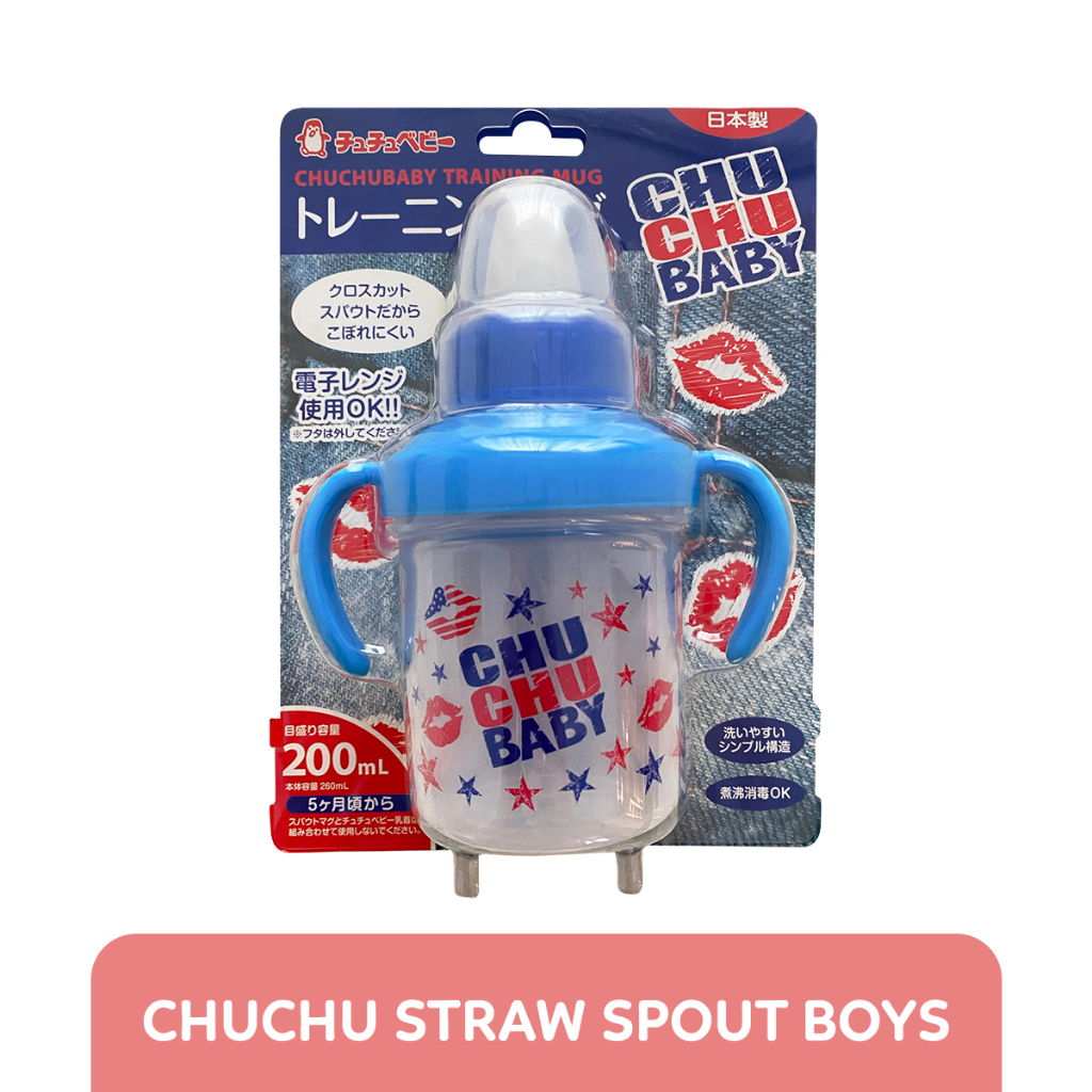 CHUCHU Spout Weaning Training Mug Boys