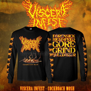 เสื้อแขนยาว VISCERA INFEST - Cockroach Mosh