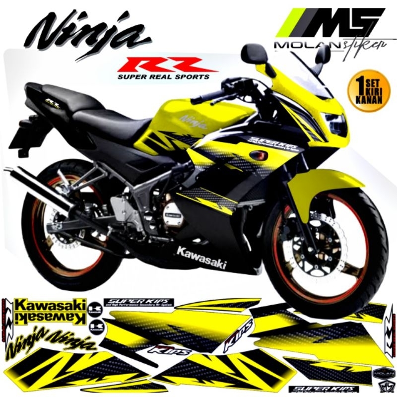 KAWASAKI สติ๊กเกอร์รูปลอก Striping Variation Ninja RR ใหม่ 150 2Tak 2012-2017 Ninja RR Special Editi