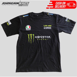 เสื้อยืด VR46 MONSTER AGV BLACKSERIES (เสื้อยืด Motogp/GP)