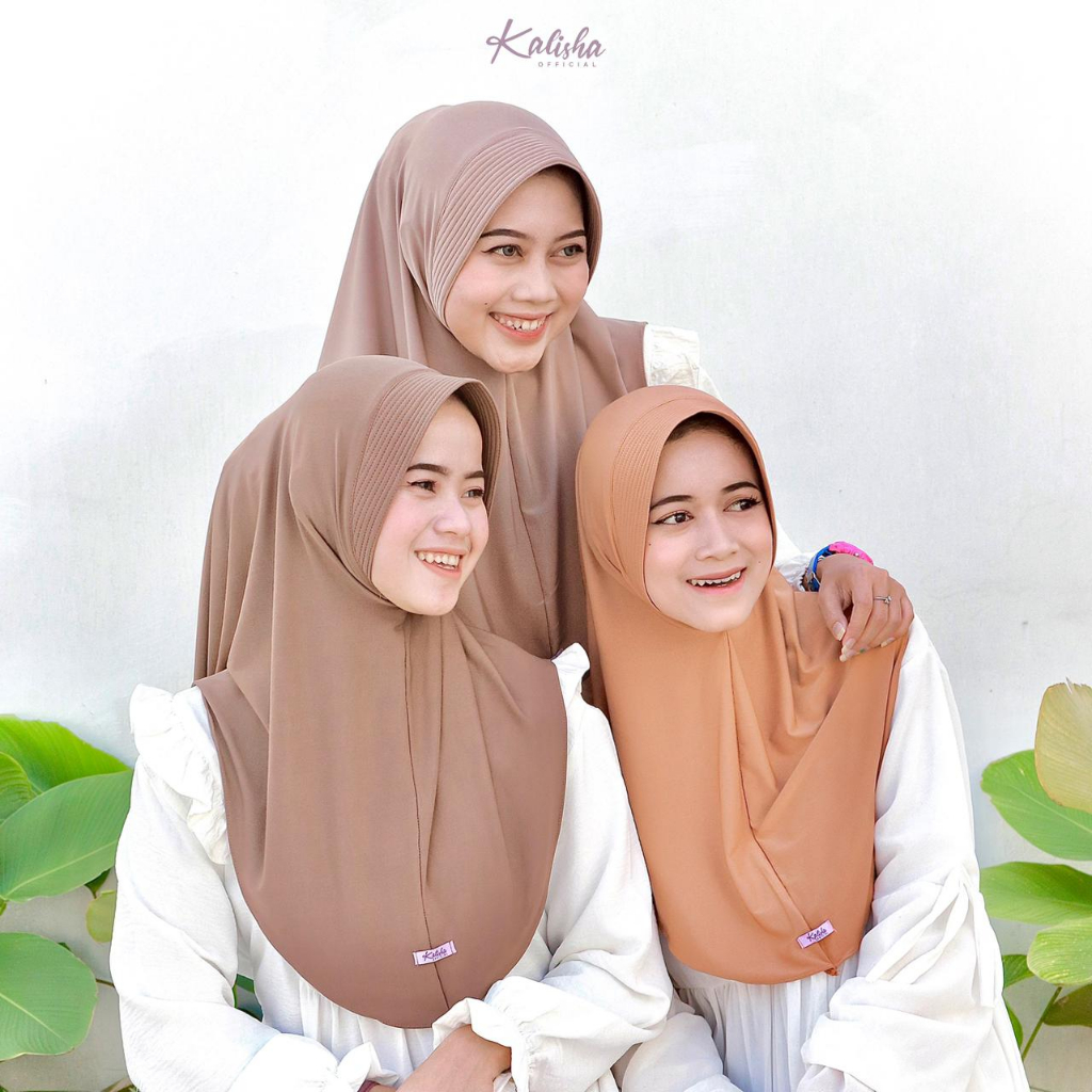 ฮิญาบสําหรับโรงเรียนประถมศึกษาเด็กมัธยมต้น High School Instant Sporty Hijab Sports Premium Jersey Penguin Veil By Kalishaofficial
