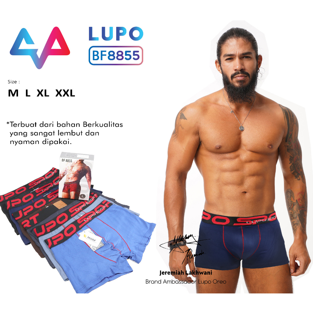 KATUN LUPO PREMIUM COTTON MENS BOXER UNDERWEAR ซีดีผู้ชาย