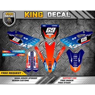 สติกเกอร์ ลายเป็ดมาตรฐาน YZ 85 YZ 85 YZ 85 YZ 85 YZ 85 KX decal KTM KTM 250 2017 decal KTM SIXDAY decal CRF decal Kx85 Kx250 YZ สติกเกอร์ติดรถจักรยานยนต์ 141