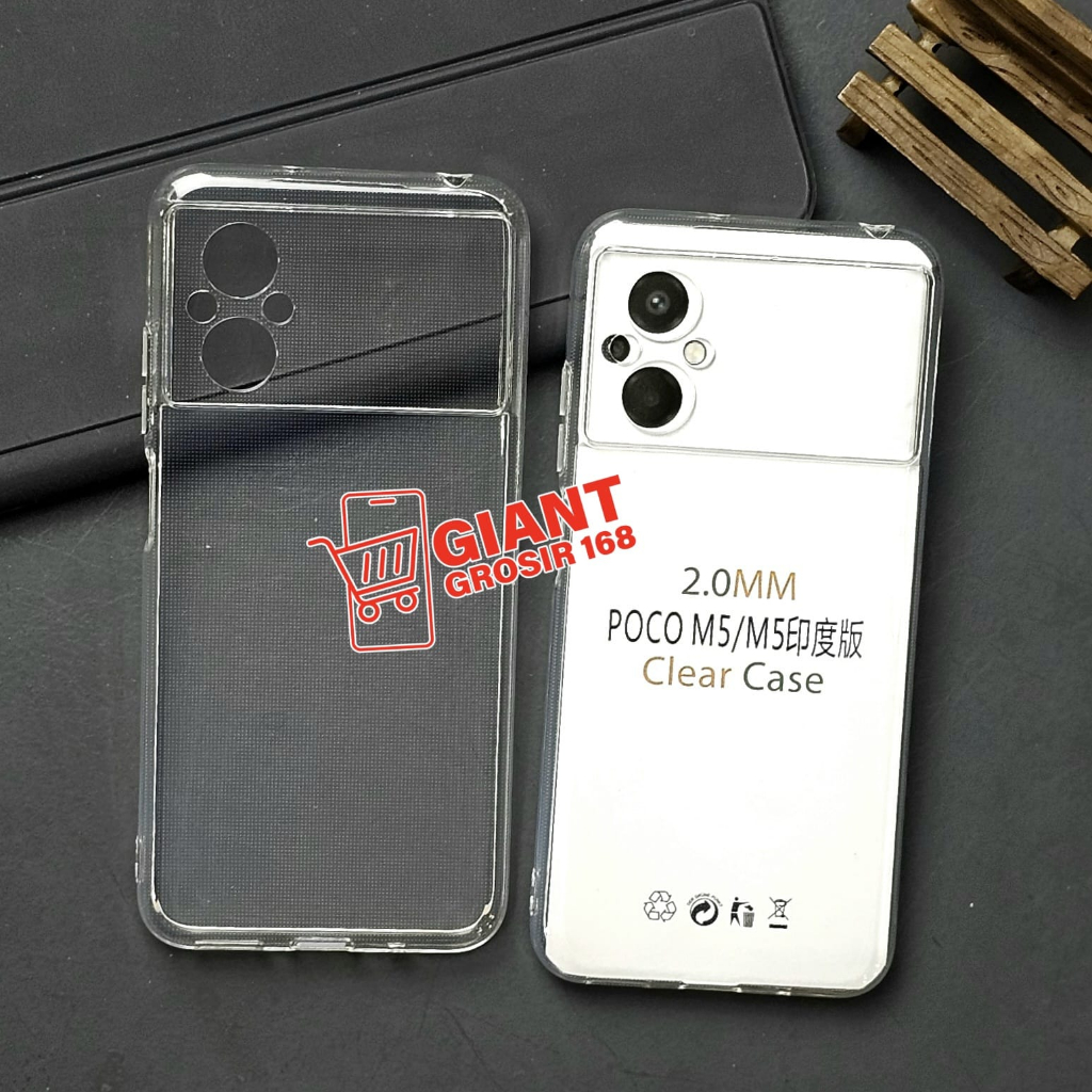 POCO M5 POCO M5S POCO X2 CASE CLEAR HD 2.0MM CASE CLEAR TRANSPARENT POCO M5 POCO M5S POCO X2