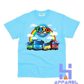 เสื้อยืด พิมพ์ลาย Tayo THE LITTLE BUS สําหรับเด็ก