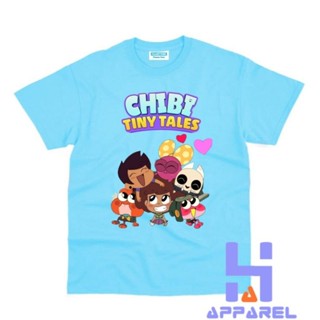 เสื้อยืด พิมพ์ลาย Disney CHIBI TINY TALES สําหรับเด็ก