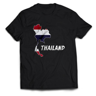 เสื้อยืด พิมพ์ลายธงชาติไทย แผนที่ธงชาติไทย สําหรับผู้ชาย และผู้ใหญ่