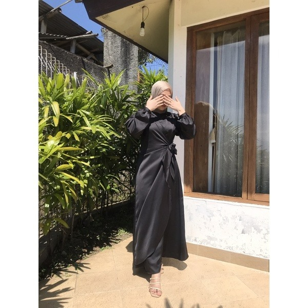 - ARABELL MUSLIM DRESS สําหรับผู้หญิง, PREMIUM SILK SATIN MATERIAL, LATEST VIRAL MODEL//GAMIS