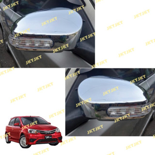 ฝาครอบกระจกโครเมี่ยม LED สําหรับ Toyota Etios