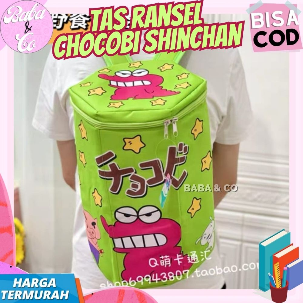 Chocobi BACKPACK BAG CHOCOBI SHINCHAN TRAVEL BAG CUTE BACKPACK UNIQUE GYM BAG