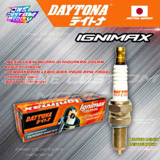 Ignimax DAYTONA หัวเทียน ของแท้ สําหรับรถจักรยานยนต์ Beat Vario Nmax Aerox Motor Matic Duck Sport