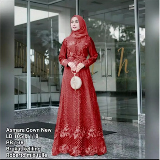 - Ada JUMBO / ASMARA ชุดเดรส ผ้าซาติน หรูหรา ผสมผสานระหว่าง PREMIUM Pearl Brocade Eid DRESS MAXI DRESS Invitation Party DRESS Invitation Uniform