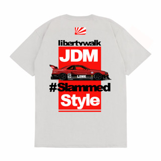 เสื้อยืด พิมพ์ลาย Sakazuki LIBERTY WALK SLAMMED JDM NISSAN SKYLINE R34 สําหรับผู้ชาย