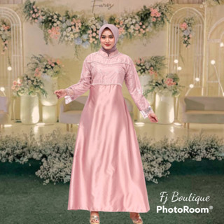 - Helen Maxy Sonia Dress Jumbo Mutiara Tille Gamis Tille Simple Luxury Lilac Wardah Xxxl Ld 130 ซม. เพื่อนเจ้าสาวชาวมุสลิม