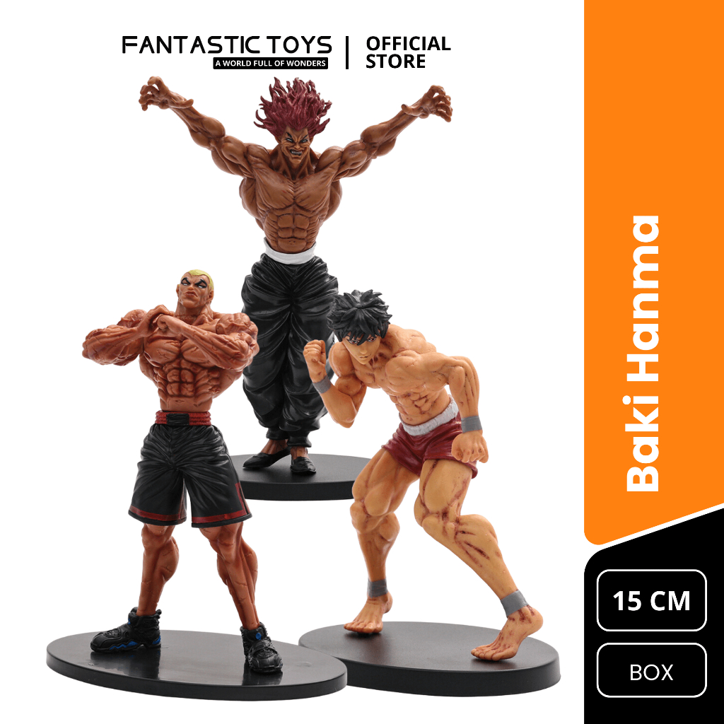 Action Figure ถาดอนิเมะ Hanma Son of Ogre Hanma Yujiro Hanma Jack Hanma