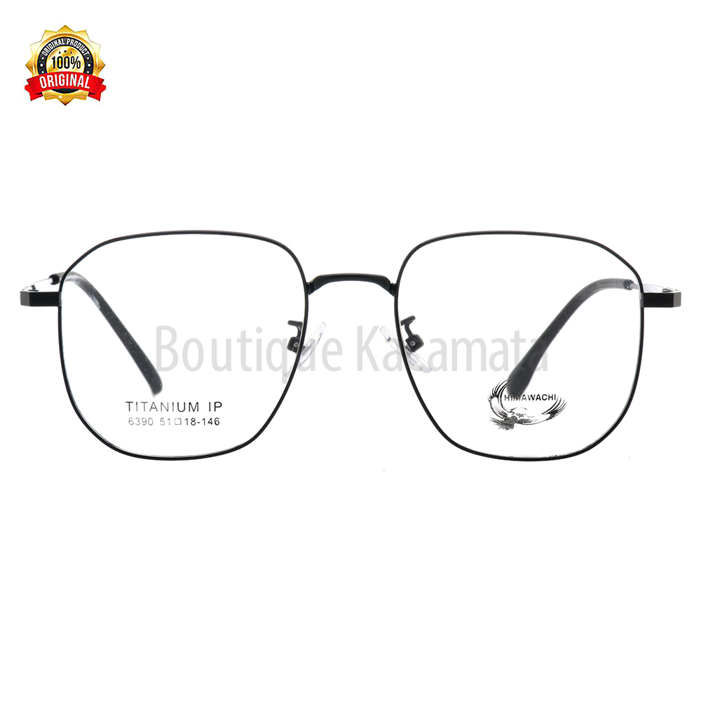 กรอบแว่นตาไทเทเนียม Himawachi ดั้งเดิม 6390