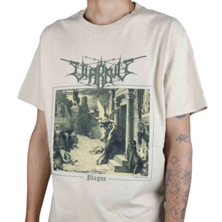 เสื้อยืด ลาย Warkvlt PLAGUE สีเทา