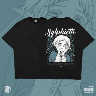 เสื้อยืด พิมพ์ลายการ์ตูนอนิเมะ Sylphiette Sylphy Mushoku Tensei Waifu Rudeus Grayrat สไตล์ญี่ปุ่น