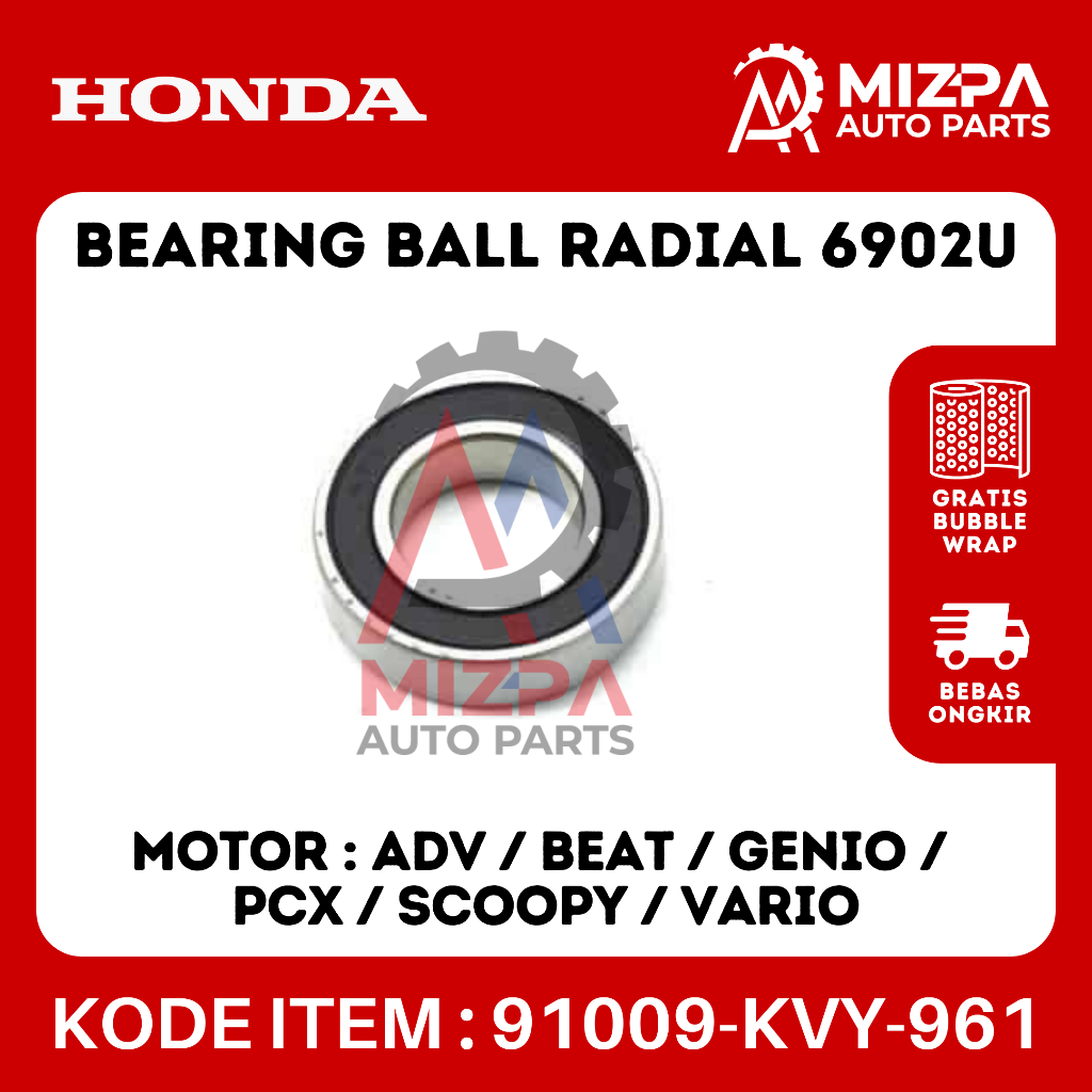 HONDA 91009-KVY-961 แบริ่ง ADV Beat Scoopy Vario Genio PCX