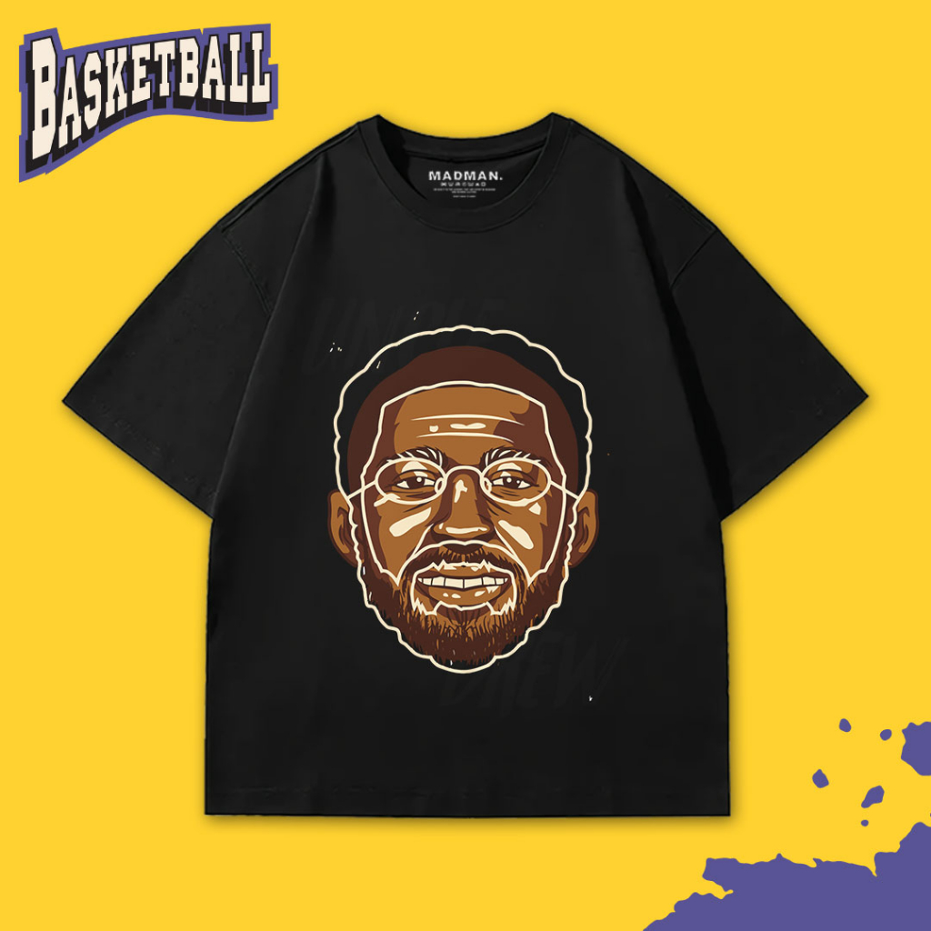MADMAN เสื้อยืด Oversize KYRIE IRVING AS UNCLE DREW | บาสเก็ตบอล | โฮ | 67