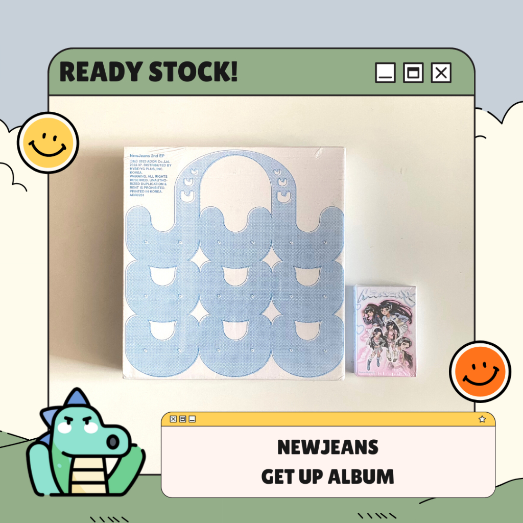 NewJeans - Get Up Album SEALED Bunny Beach Bag Haerin Weverse Ver B